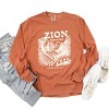 Simply Sage Market Zion National Park Established 1919 Garment Dyed Long Sleeve - 3 of 4