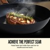 Alva Forest Carbon Steel Frying Pan - Acacia Wood Handle, Pre-Seasoned and Toxin-Free Cookware - 3 of 4
