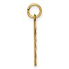Black Bow Jewelry 14k Yellow Gold, Varsity Collection, Large D/C Pendant Number 1 - 2 of 4