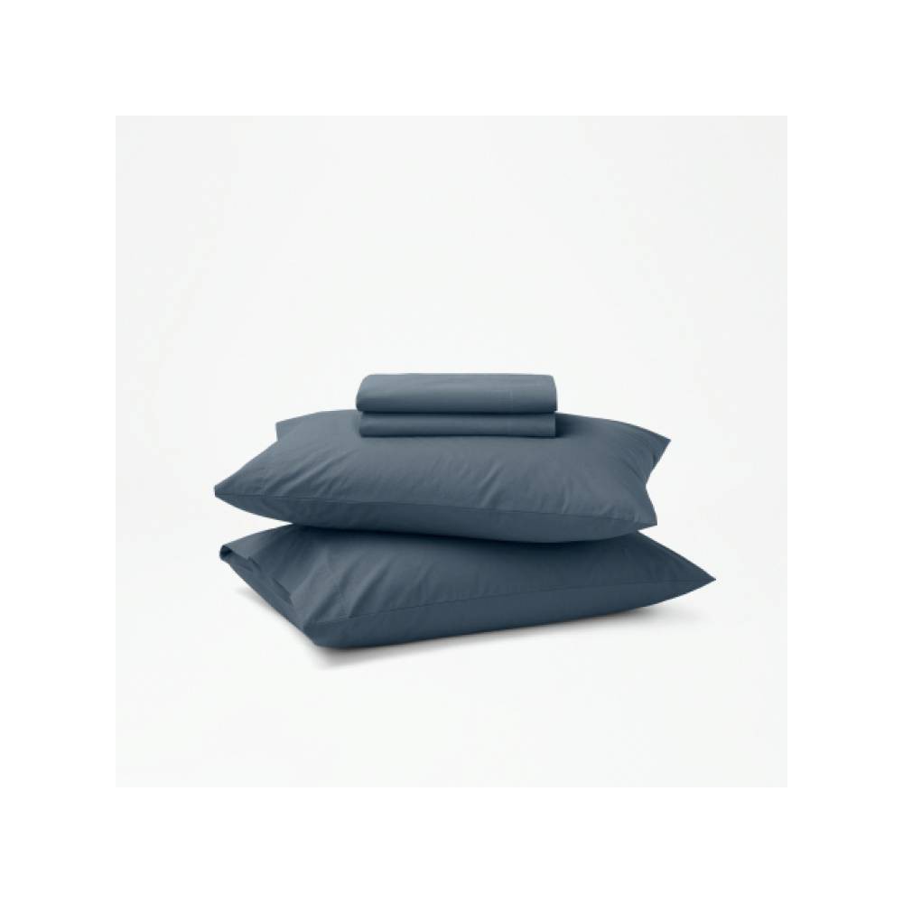 Photos - Bed Linen Tuft & Needle Twin XL Percale Sheet Set Slate