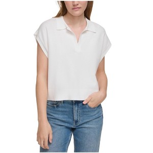 Calvin Klein Womens Sleeveless Polo Sweater Vest - 1 of 1