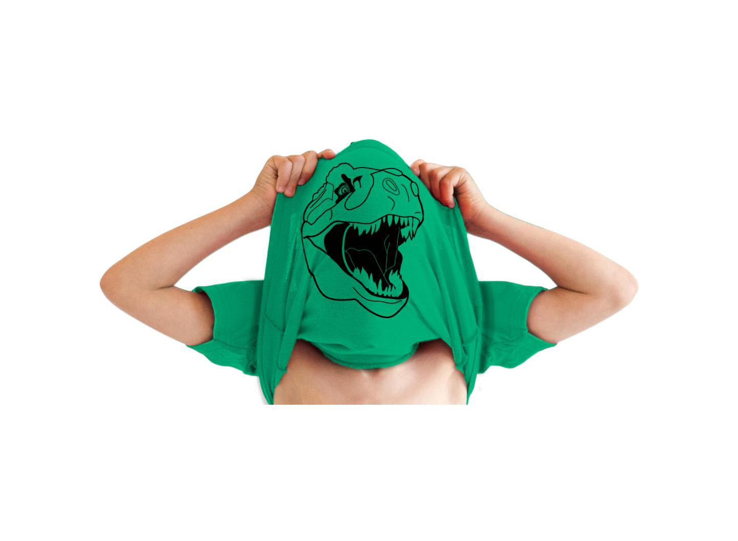 Детская футболка Crazy Dog T-Shirts, Inc. Youth Ask Me About My Trex T Shirt Funny Cool Dinosaur Flip Graphic Print Kids - Crazy Dog Youth T Shirt With Dinosaur Sayings Green, цвет: Зелёный — фото 5