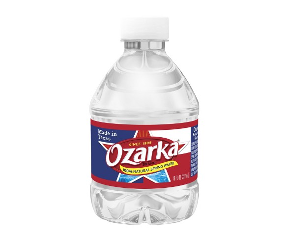 Ozarka Brand 100% Natural Spring Water - 12pk/8 fl oz Mini Bottles