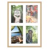 PosterPalooza | Natural Finish Collage Frame - White Mat, 20 Frame Sizes to Choose From, UV Acrylic - 4 of 4
