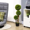 SKRAN Artificial 3 Ball Boxwood Topiary Tree  for Home Decor Indoor & Outdoor Artificial Tree in Pot,for Home Office,Living Room Decor - 2 of 4