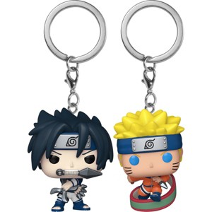 Funko Pop Pocket Classic Naruto And Sasuke Uchiha Key Chain - 1 of 4