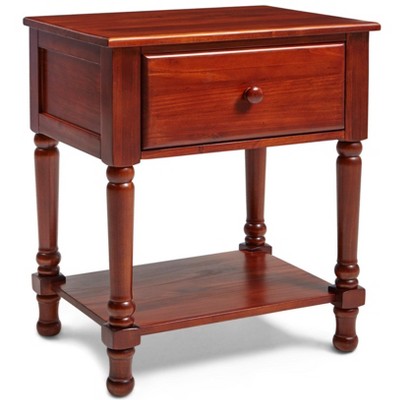 Glenwillow Home Victoria Nightstand in Cherry