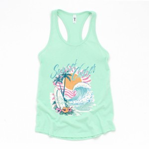 Simply Sage Market Sunset Chaser Waves Racerback Tank - 1 of 4