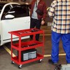 Tool Cart on Wheels, 3 Tier Rolling Mechanic Tool Cart, Heavy Duty Steel Utility Cart w/Lockable Wheels - 4 of 4