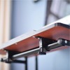 Home Office Small Standing Desk - Adjustable Height Mobile Computer Table with Wheels， - 4 of 4