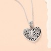 Ross-Simons Balinese Sterling Silver Heart Pendant Necklace - 4 of 4