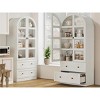 Storage cabinet,farmhouse cutlery cabinet with 2 doors and drawers,used for cabinets,kitchen,dining room,living room - 3 of 4