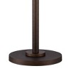 Possini Euro Design Meridian Light Blaster Modern Torchiere Floor Lamp with Riser 72" Tall Oil Rubbed Bronze LED Frosted Glass Shade for Living Room - 3 of 4