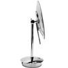 ALFI ABM9FLED-PCPolished Chrome Tabletop Round 9Inch 5x Magnifying Cosmetic Mirror with Light - 4 of 4