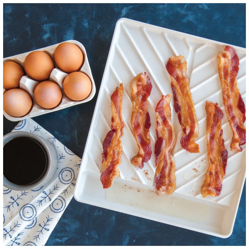 Nordic Ware Large Slanted Bacon Tray and Food Defroster, 4 of 6