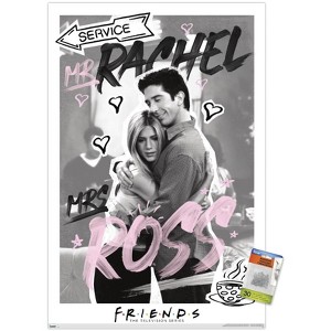 Trends International Friends - Ross and Rachel Unframed Wall Poster Prints - 1 of 4