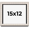 PosterPalooza | Minimalist Shadow Box Silver Picture Frame - UV Acrylic, Backing Board, Hanging Hardware - 2 of 4