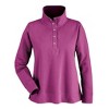 Collections Etc Soft and Comfy Fleece Henley Long Sleeve Pullover - 2 of 4