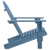vidaXL Patio Adirondack Chair Solid Fir Wood Blue - 3 of 4