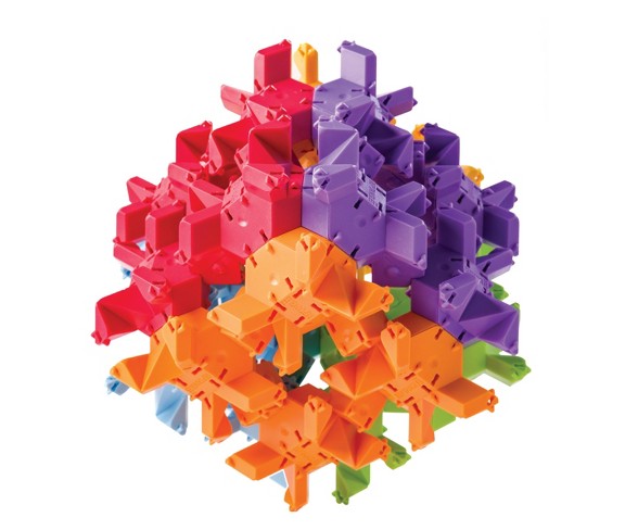  Brain Toys Reptangles Geometric Construction Set - 24pc