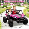 24v Ride On Toys for Big Kids - 2 Seater Kids UTV w/Parent Remote, 3.1 MPH, Music, LED Lights & Seat Belts - Over 3 Years - 4 of 4