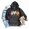 Simply Sage Market Peace Love Basketball Colorful Hoodie - 3 of 4
