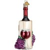 Old World Christmas Blown Glass Christmas Ornament, Napa Valley Wine - 2 of 4