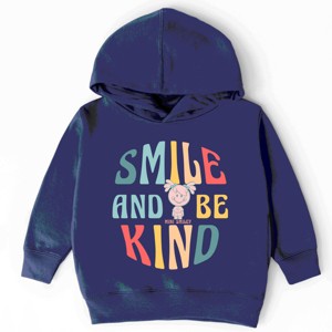 The Juniper Shop Mini Smiley Smile and Be Kind Aria Toddler Hoodie - 1 of 4