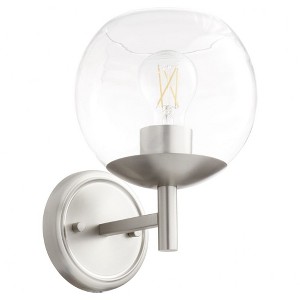 Quorum Lighting Lyon 1 - Light Wall Light in  Satin Nickel - 1 of 1