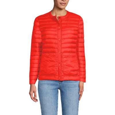 Lands' End Women's Wanderweight Collarless Down Jacket