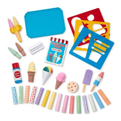 Melissa & Doug Ice Cream Shop Chalk Set : Target