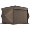 Outsunny 12' x 12' Hexagonal Pop Up Gazebo with 5 Sidewalls, Portable Outdoor Canopy - 4 of 4