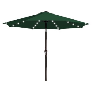 Hyleory 9FT Lighted Market Umbrella for All Seasons/ Size: 91.2" H x 108" W x 108" D - 1 of 4