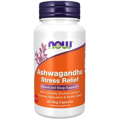 Ashwagandha Stress Relief by Now Foods  -  60 VegCap