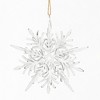 YOOCOZZ  Christmas Holiday Party Ornaments Decoration - 6 Set, 6.1x1.8x6.3" Iron Snowflake Hanger Decor, Decorative Hanging Ball Xmas Tree Ornaments - 4 of 4