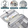PAVILIA Hanging Toiletry Bag Travel Women Men, Foldable Cosmetic Organizer, Water Resistant Makeup Accessories Essentials Kit - 3 of 4