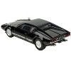 1972 De Tomaso Pantera Black 1/64 Diecast Model Car by Paragon Models - 2 of 3