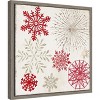 Amanti Art Christmas Snowflakes II by PI Studio Canvas Wall Art Print Framed 16 x 16-in. - 2 of 4