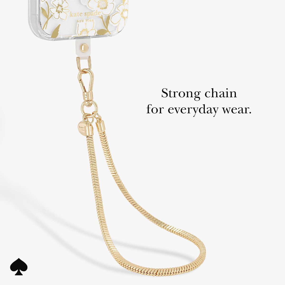 Kate Spade Anchor Card Phone Charm - thumbnail 4