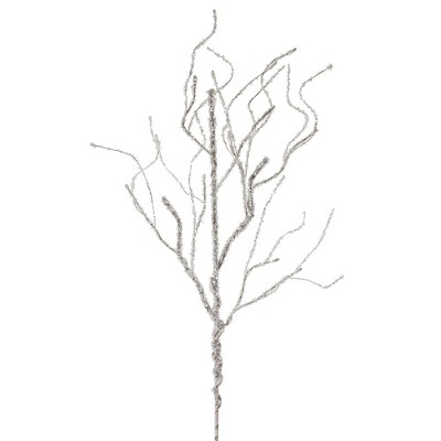 Silver Twig Branch (Set of 6)
