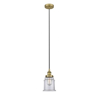 Canton - 1 Light Mini Pendant In Industrial Style-11 Inches Tall and 6 Inches Wide