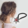 Unique Bargains Elegant Button Hair Elastic Band for Women 1 Pc - 2 of 4