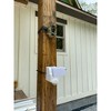 IQ America Motion Security Flood Light, Battery-Powered, 500 Lumen LED, Wall/Eave Mount for Closet, Shed, Attic, Garage, Grill, White - 3 of 4