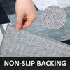 Entryway Rug Runner Rug Washable Kitchen Rug Modern Block Pattern Rugs for Bedroom Indoor Outdoor Rugs - 2 of 4