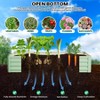 ODK Galvanized Raised Garden Bed Outdoor, 2 Pcs Outdoor Large Planter Raised Beds Open Base with Safety Edge for Vegetables Flowers Ground Planter - 3 of 4