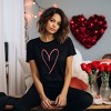 Simply Sage Market Women's Hand Drawn Heart Short Sleeve Graphic Tee - 2 of 4