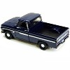 1966 Chevrolet C10 Fleetside Pickup Truck Dark Blue 1/24 Diecast Car Model by Motormax - 3 of 3