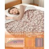 King Size Heated Blanket with Dual Controls - 90"x100" Soft plush Electric Blanket, 4 Heat Settings, 10H Auto-Off, Machine Washable, Pink - 2 of 4