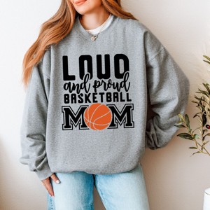 Simply Sage Market Loud And Proud Basketball Mom Sweatshirt - 1 of 4