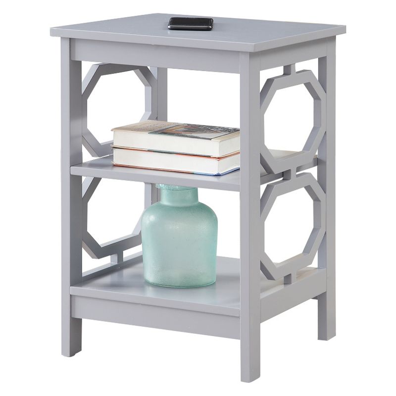 Breighton Home Odessa End Table with Open Shelves, 4 of 6